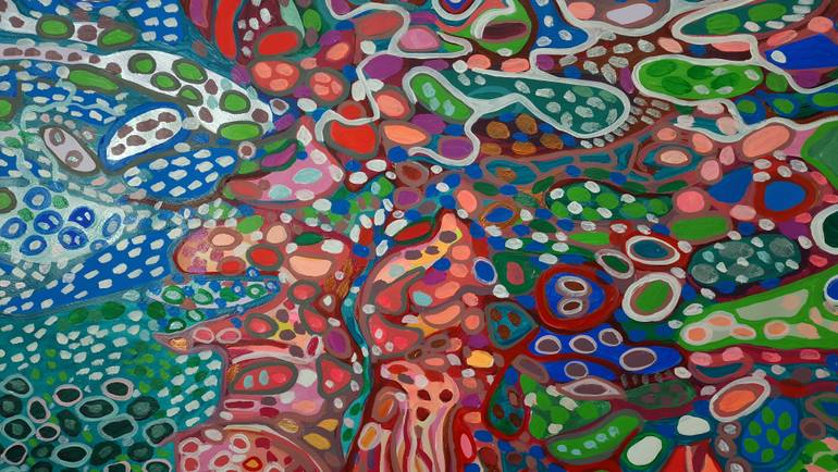 Original Contemporary Beach Painting by Alexandra Djokic