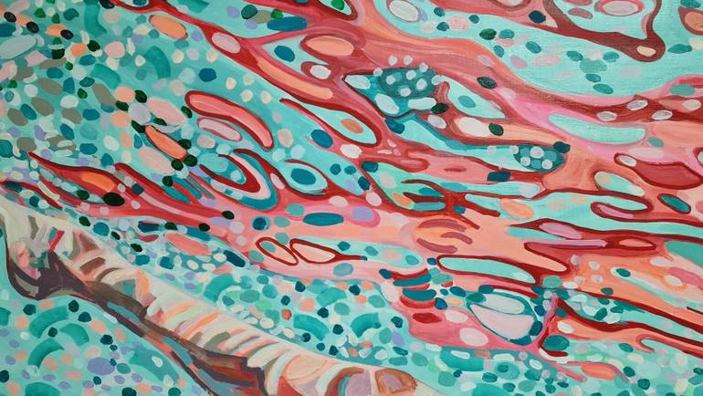 Original Contemporary Beach Painting by Alexandra Djokic