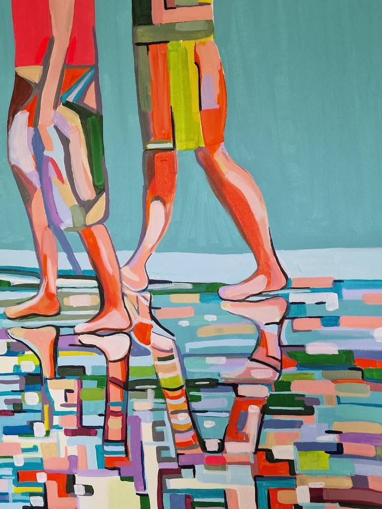 Original Contemporary People Painting by Alexandra Djokic