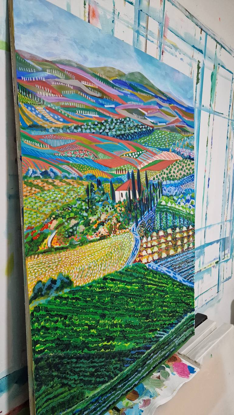 Original Contemporary Landscape Painting by Alexandra Djokic