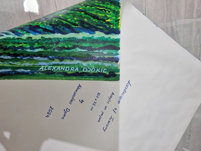 Original Contemporary Landscape Painting by Alexandra Djokic