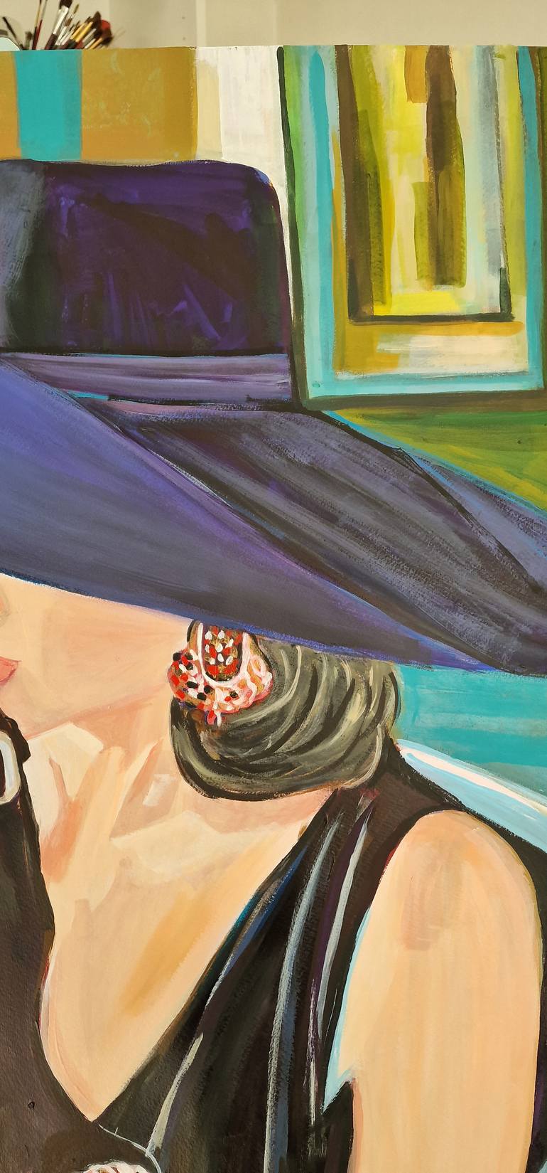 Original Contemporary People Painting by Alexandra Djokic