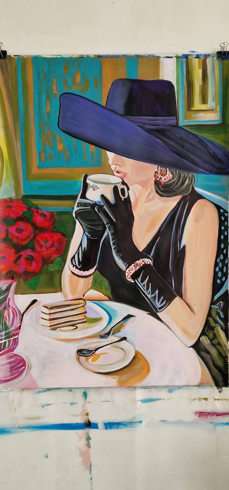 Original Contemporary People Painting by Alexandra Djokic