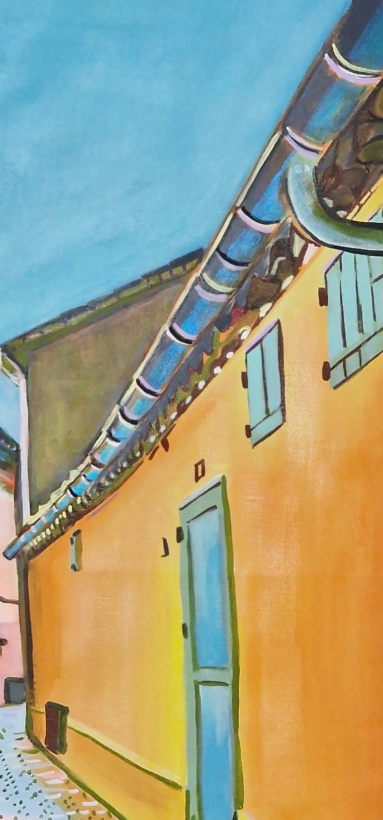 Original Contemporary Architecture Painting by Alexandra Djokic