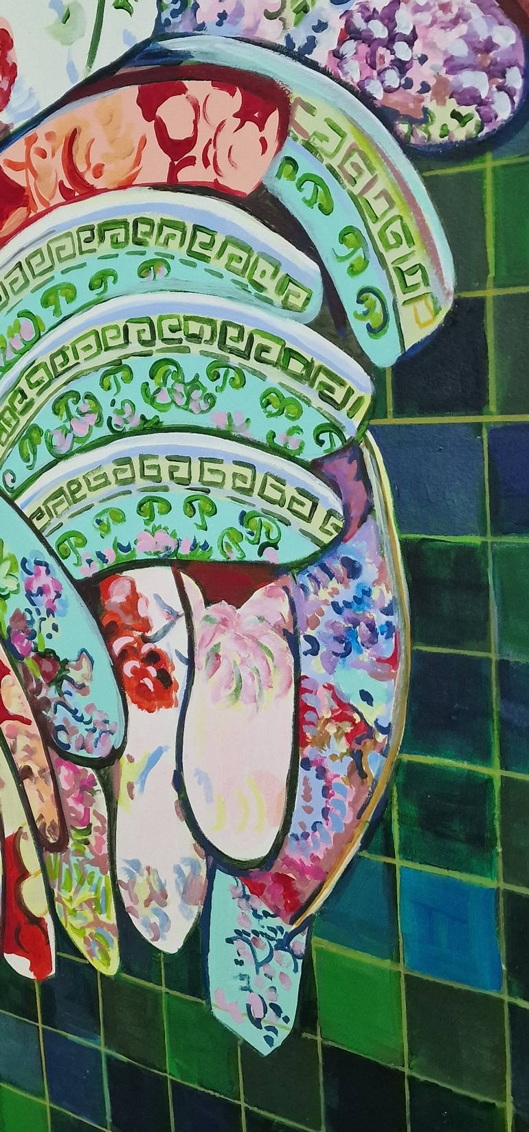 Original Abstract Animal Painting by Alexandra Djokic