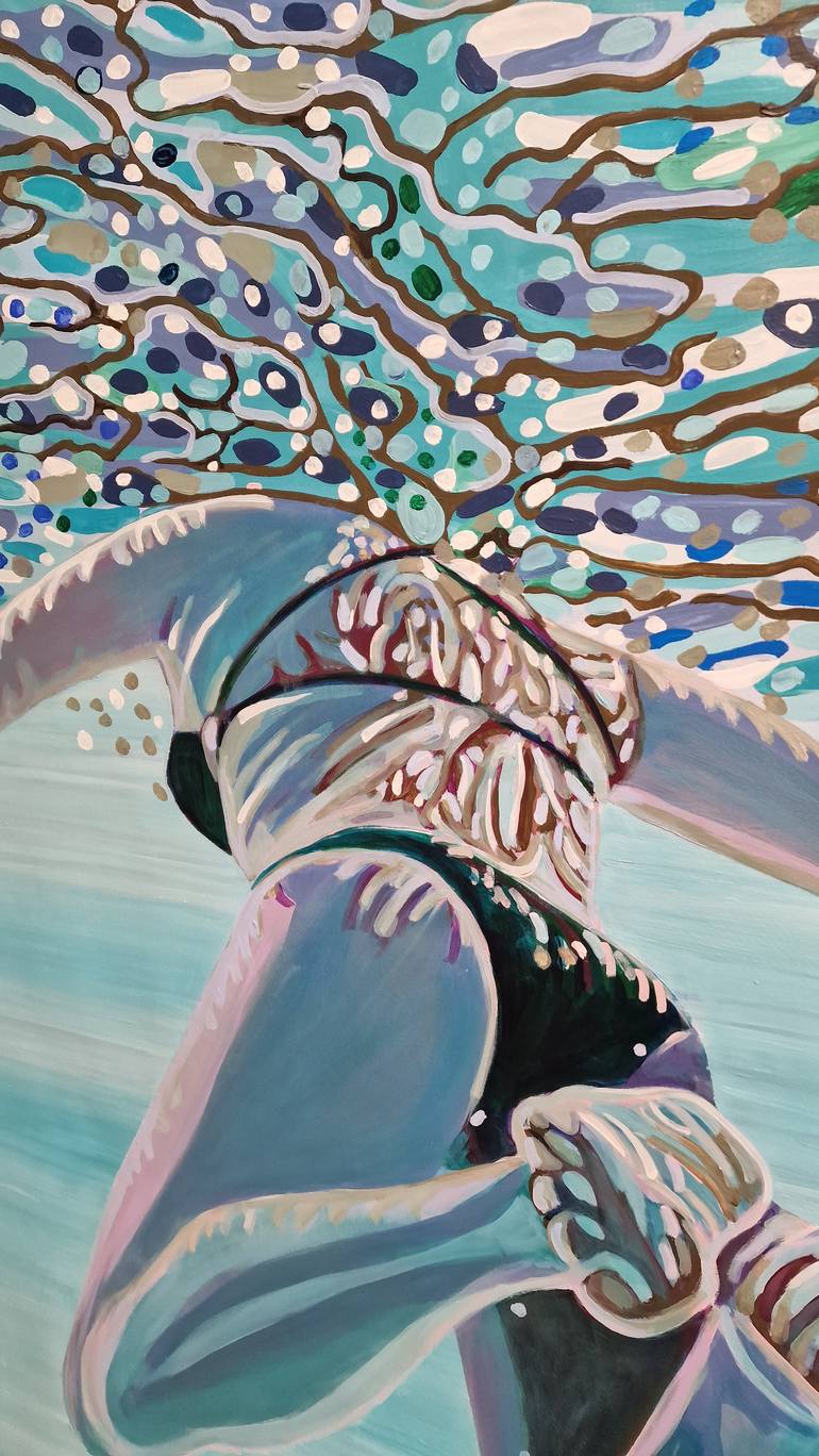 Original Contemporary Beach Painting by Alexandra Djokic