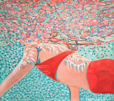 Original Contemporary Beach Paintings by Alexandra Djokic