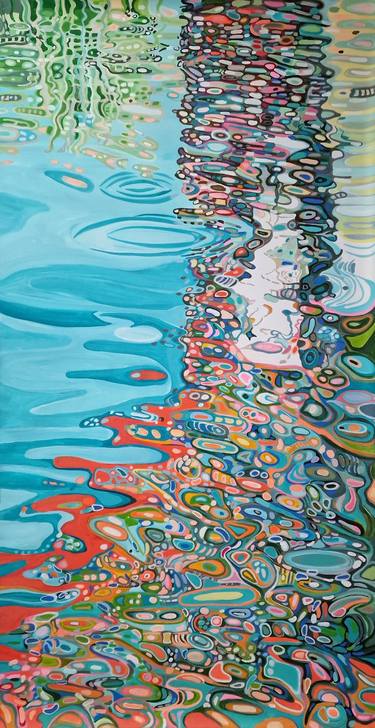 Original Abstract Water Paintings by Alexandra Djokic