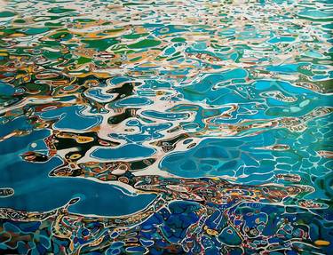 Original Abstract Water Paintings by Alexandra Djokic