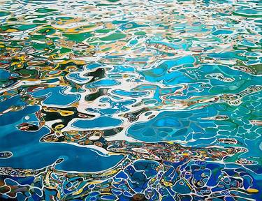 Print of Abstract Water Paintings by Alexandra Djokic