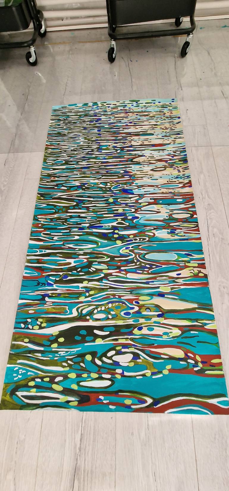 Original Figurative Water Painting by Alexandra Djokic