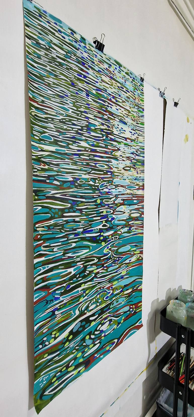 Original Figurative Water Painting by Alexandra Djokic