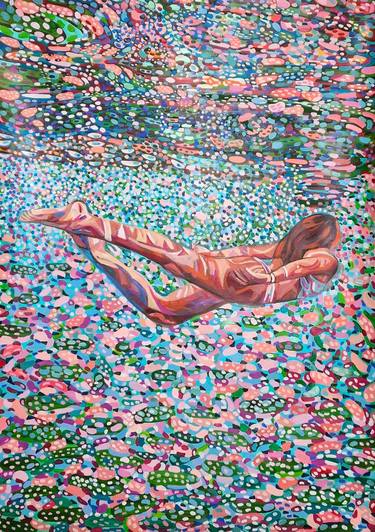 Original Contemporary Beach Paintings by Alexandra Djokic