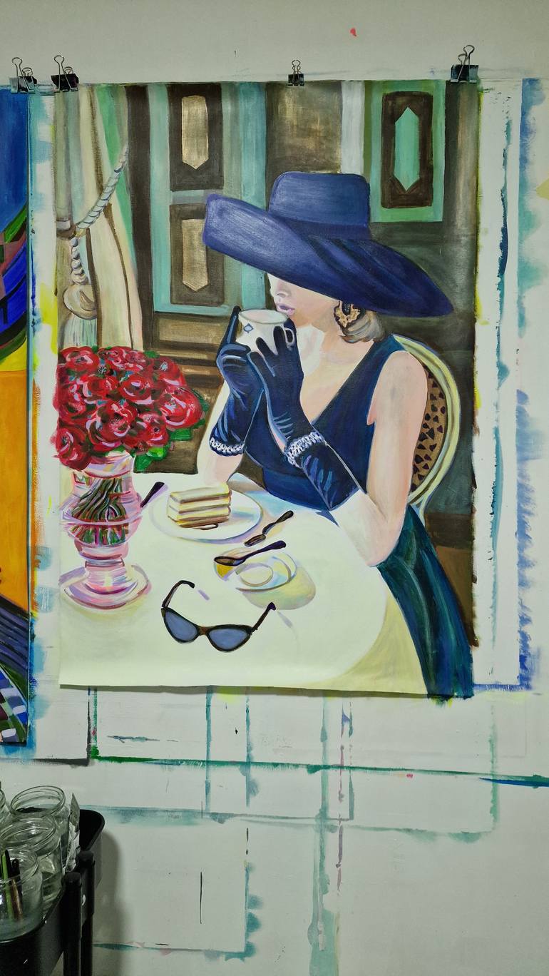 Original Contemporary Women Painting by Alexandra Djokic