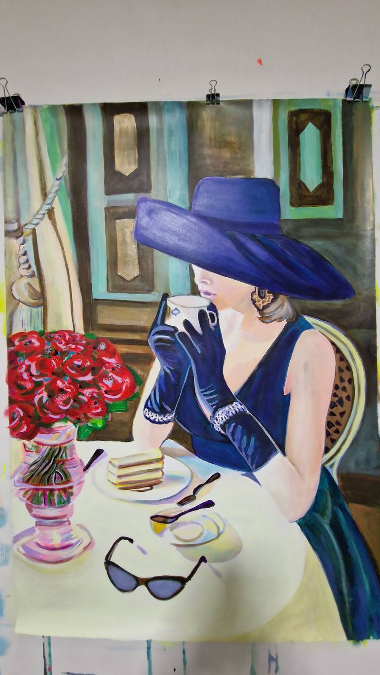 Original Contemporary Women Painting by Alexandra Djokic