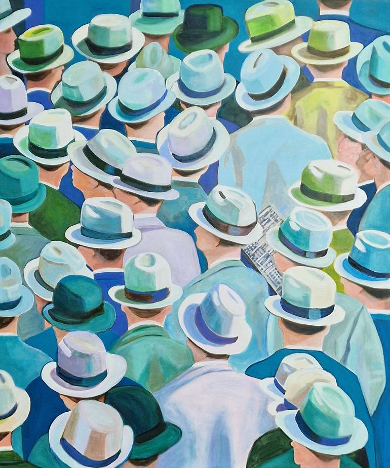 Men's World Painting by Alexandra Djokic | Saatchi Art