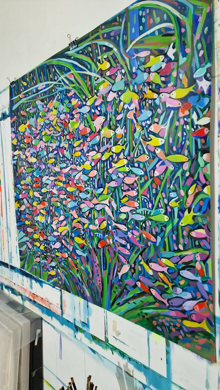 Original Contemporary Animal Painting by Alexandra Djokic
