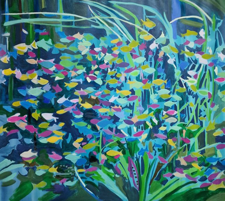 Original Contemporary Animal Painting by Alexandra Djokic