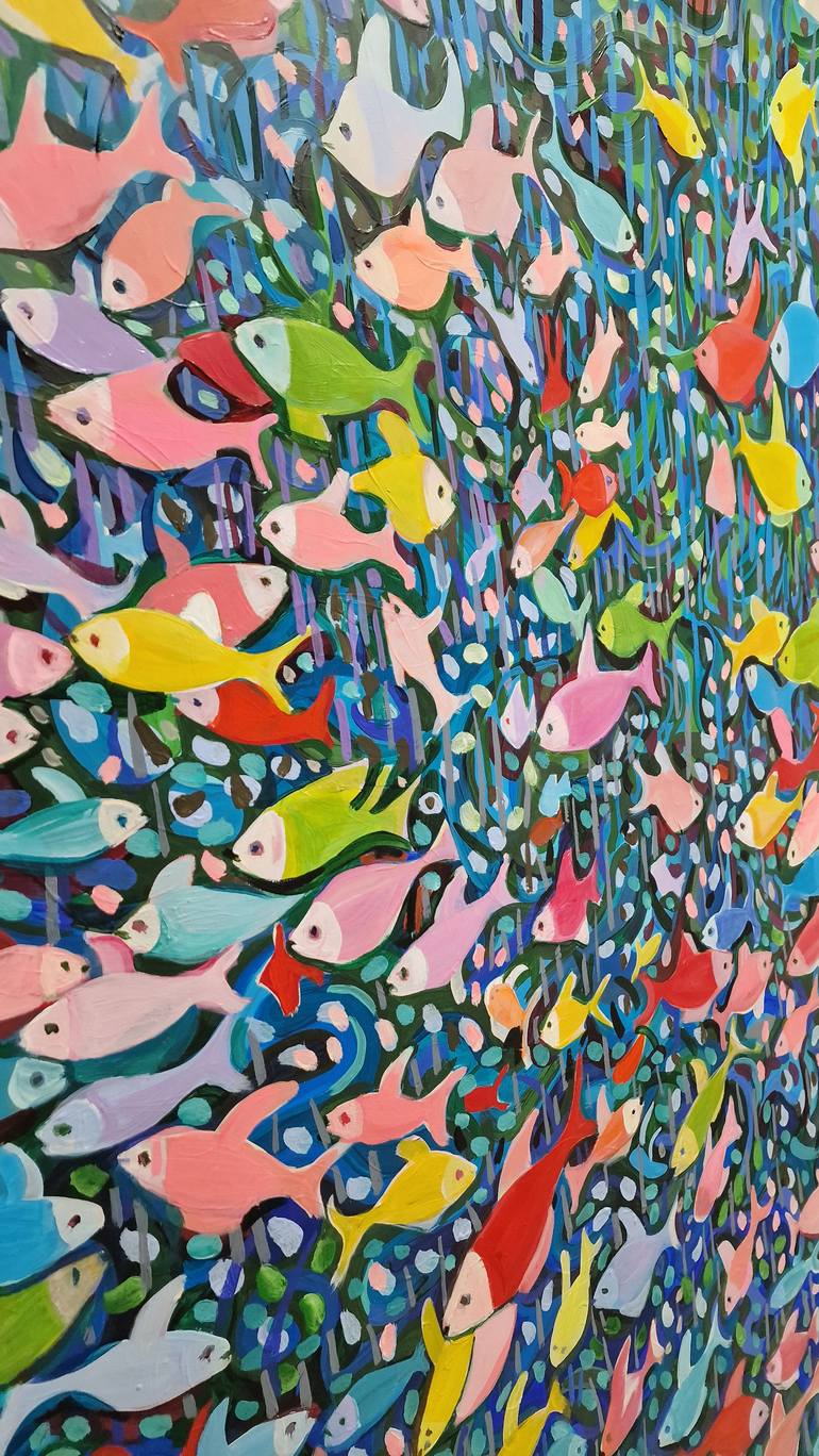 Original Abstract Animal Painting by Alexandra Djokic