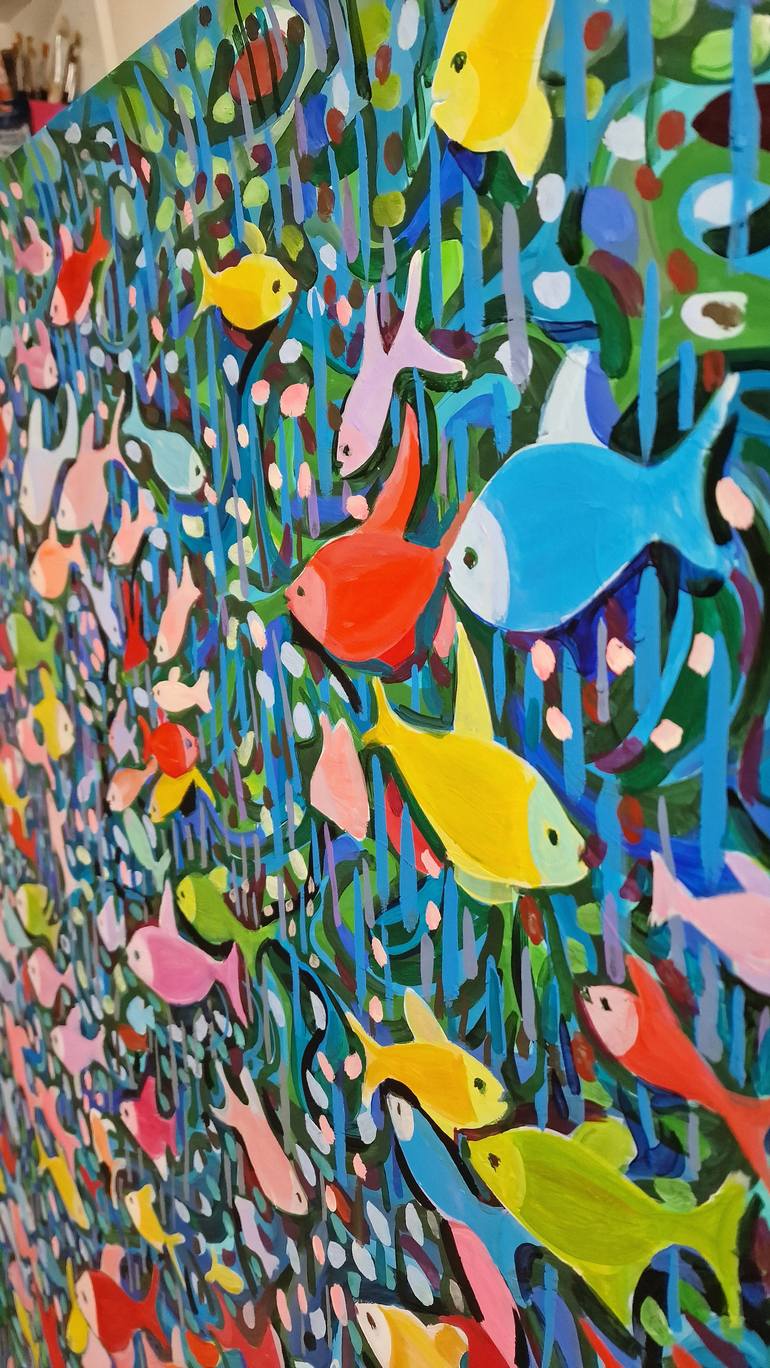 Original Abstract Animal Painting by Alexandra Djokic