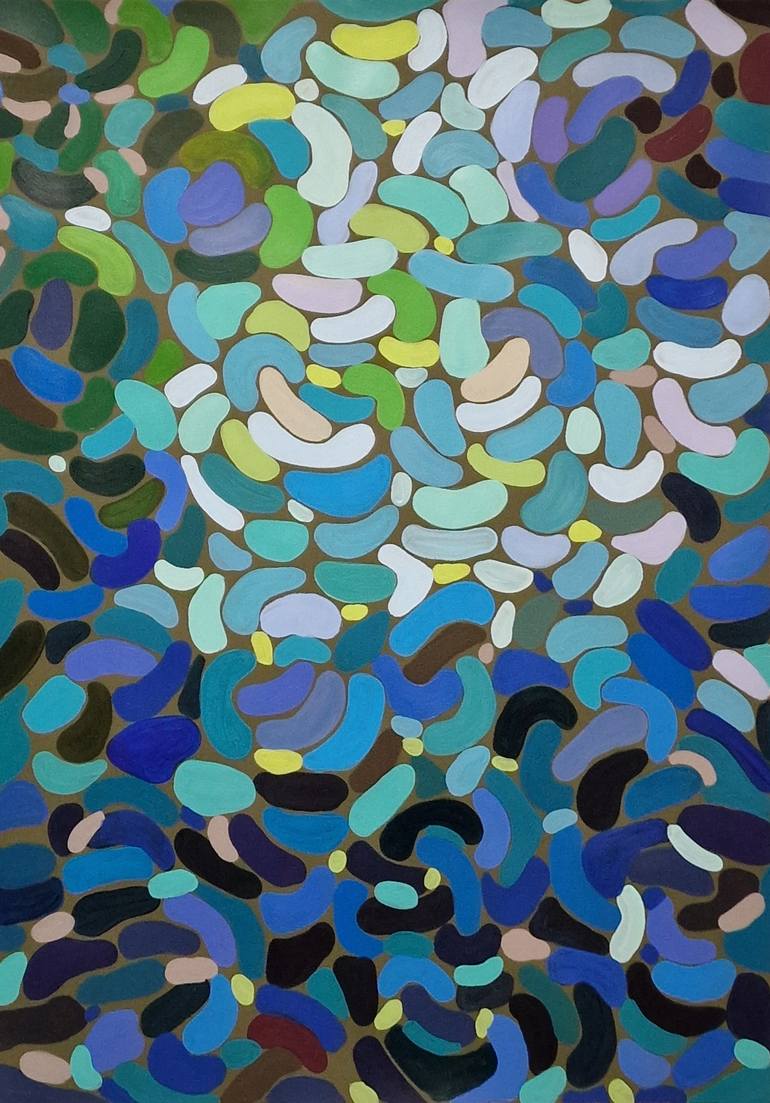 Original Abstract Expressionism Abstract Painting by Alexandra Djokic