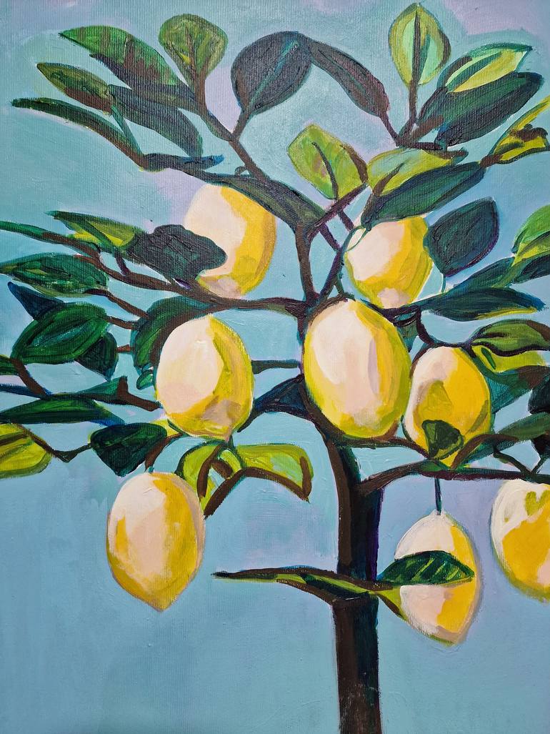 Original Impressionism Botanic Painting by Alexandra Djokic
