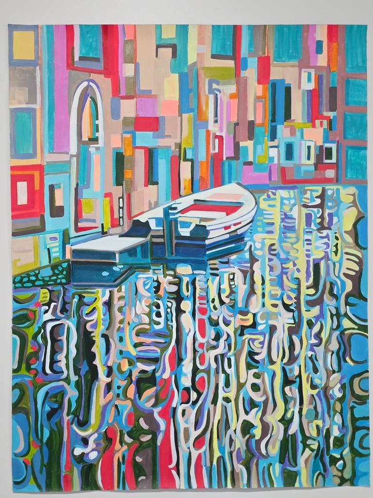 Original Abstract Water Painting by Alexandra Djokic