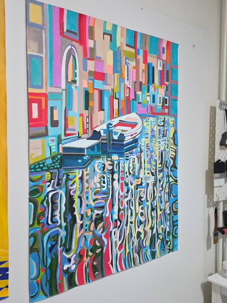 Original Abstract Water Painting by Alexandra Djokic