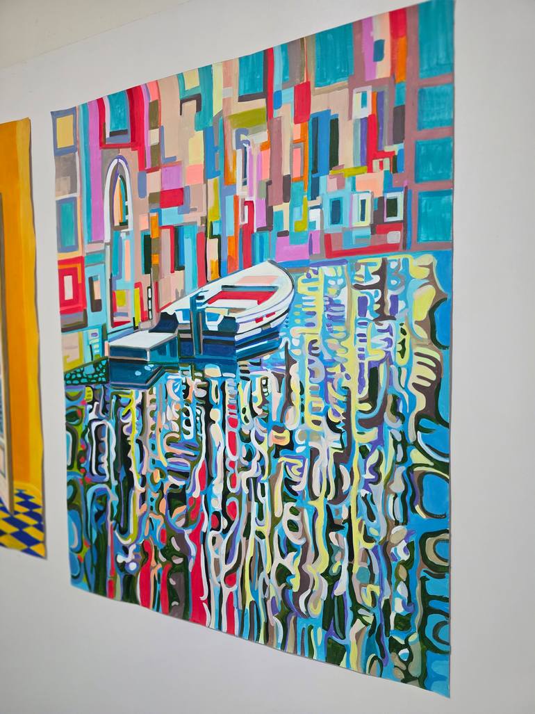 Original Abstract Water Painting by Alexandra Djokic