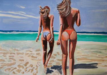 Print of Beach Paintings by Alexandra Djokic