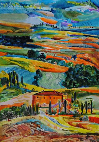 Print of Illustration Landscape Paintings by Alexandra Djokic