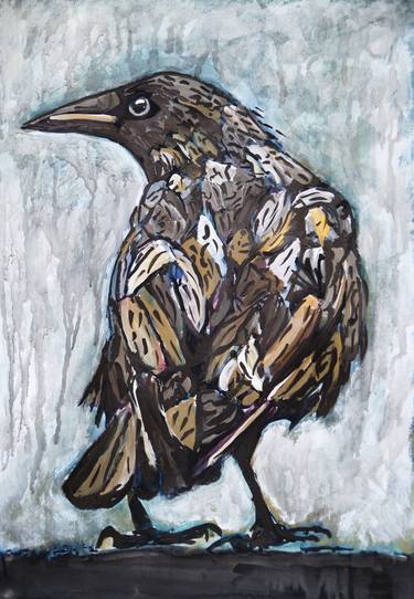 Dark Bird / 50 x 35 cm thumb