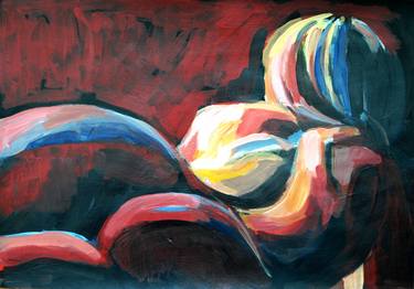 Print of Abstract Nude Paintings by Alexandra Djokic