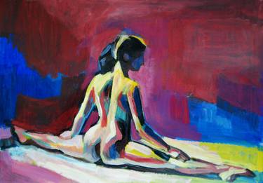 Print of Abstract Nude Paintings by Alexandra Djokic