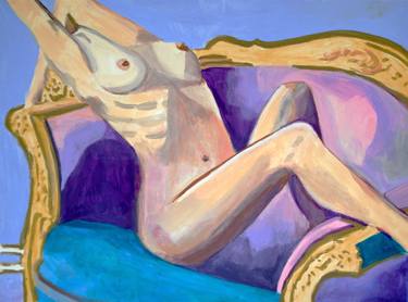 Original Impressionism Nude Paintings by Alexandra Djokic