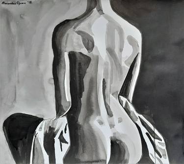 Print of Abstract Nude Drawings by Alexandra Djokic