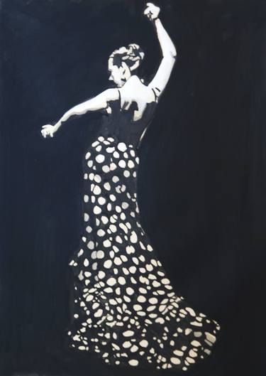 Flamenco dancer /  50.5 x 36 cm thumb