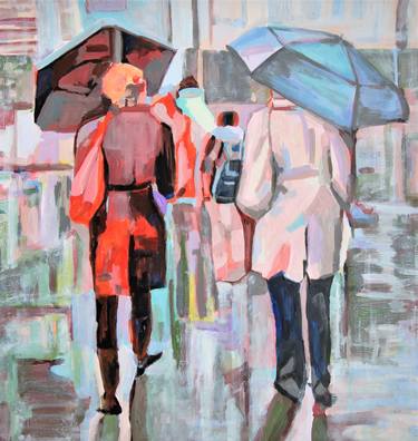 Under umbrella / 70 x 66 cm thumb