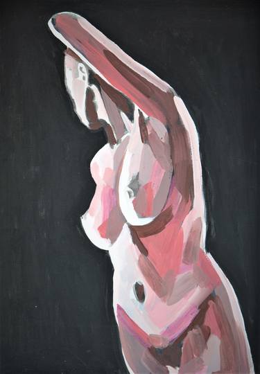 Original Abstract Nude Paintings by Alexandra Djokic