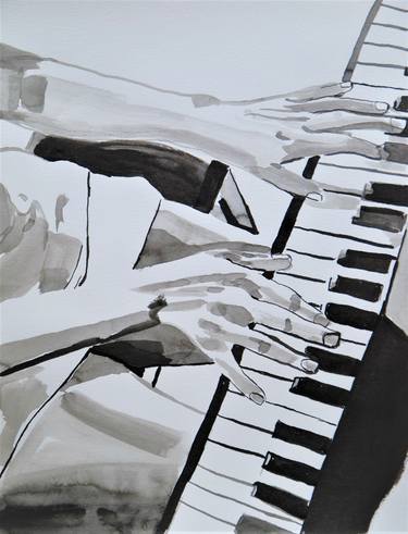 Pianist / 35 X 27 cm thumb