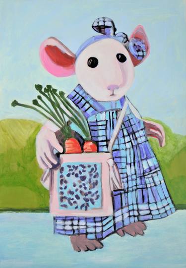 Lady Mouse / 71 x 50 cm thumb