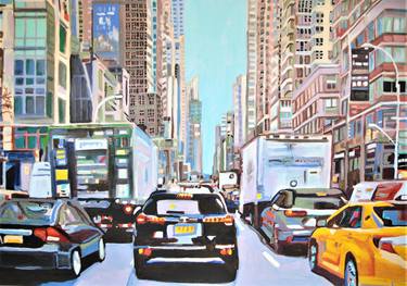 Print of Transportation Paintings by Alexandra Djokic