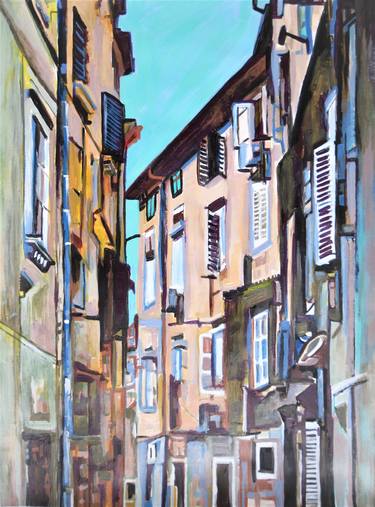 Print of Figurative Architecture Paintings by Alexandra Djokic