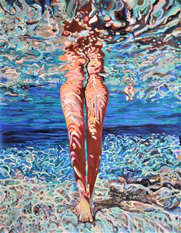 Print of Beach Paintings by Alexandra Djokic