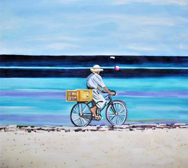 At the beach / 102.5 x 90 x 5 cm thumb