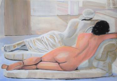 Print of Modern Nude Paintings by Alexandra Djokic