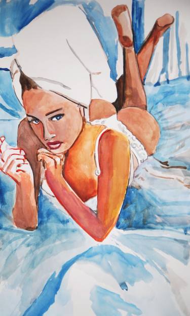 Original Impressionism Nude Paintings by Alexandra Djokic