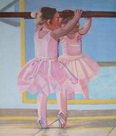 Original Figurative Kids Paintings by Alexandra Djokic