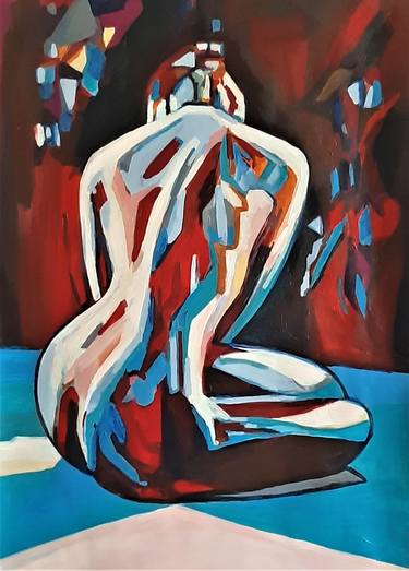 Print of Fine Art Nude Paintings by Alexandra Djokic