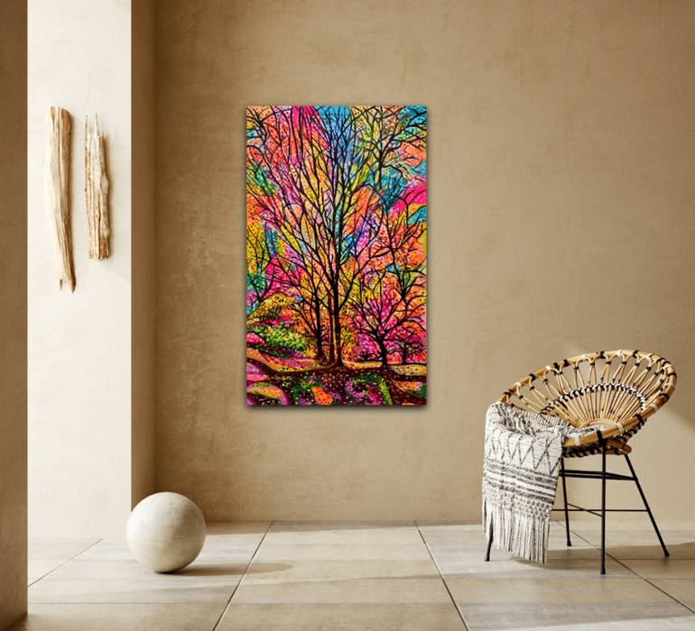Original Tree Painting by Alexandra Djokic